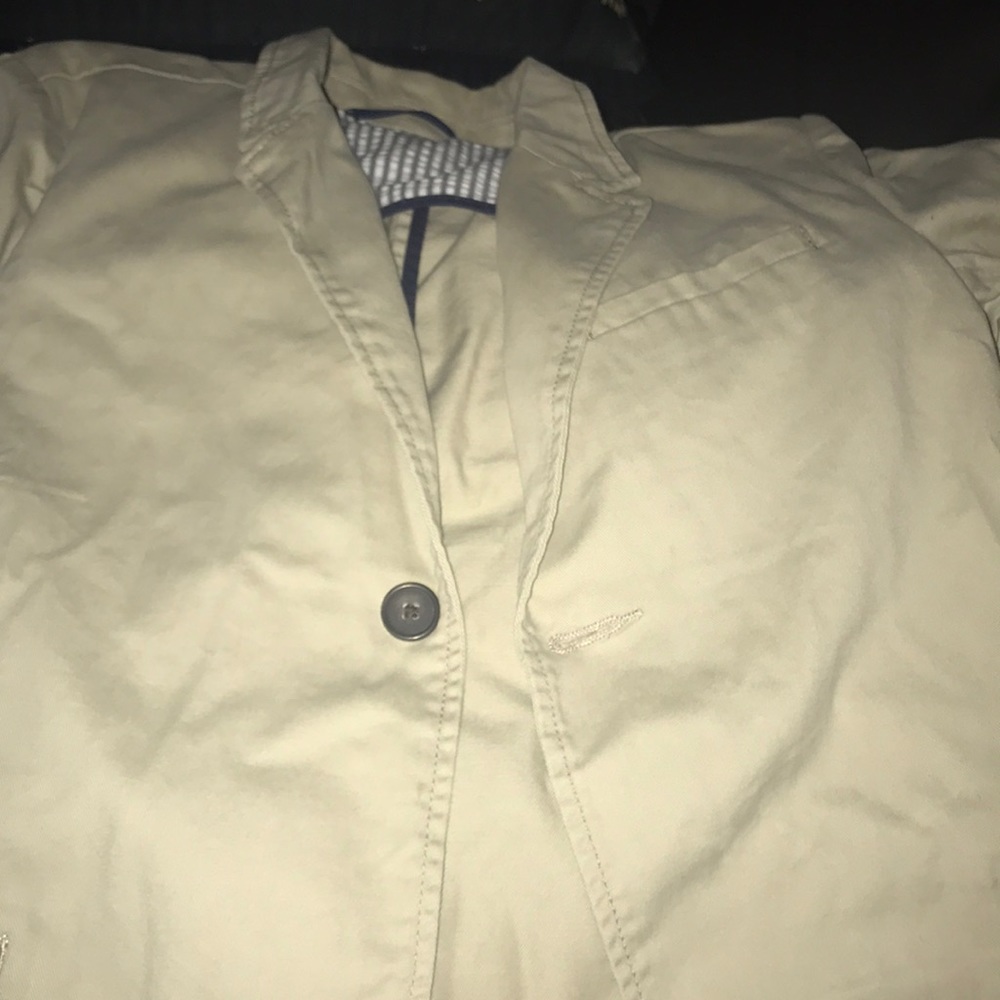 Casual Khaki blazer 100% cotton machine wash